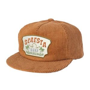 Seaesta NWT CORD SNAPBACK HAT TAN Youth Unisex